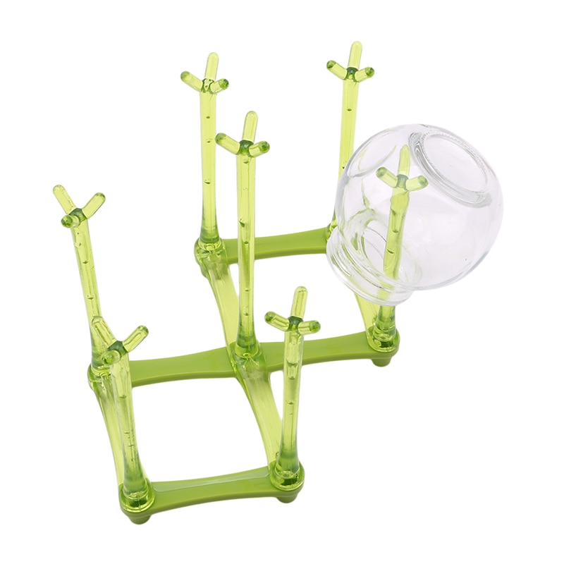 3 Colors Baby Bottle Cups Dryer Baby Bottle Drying Racks Infant Feeding Shelf PP Healthy Bottle Drainer Pacifier Holder