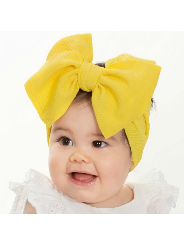 New 18 Color Children's Hair Accessories Fabric Hair Bands Baby Newborn Butterfly Tie Hair Bands Baby Turban