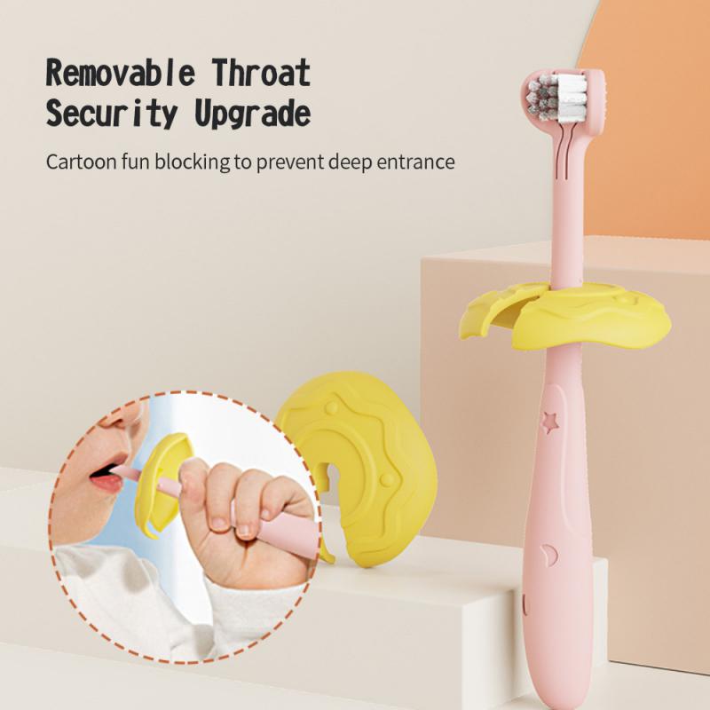 Cat Claw Handle Soft Wool Made Of Food Grade Silicone Material Baby Toothbrush Removable Brush Head Design Not Easy To Slip Off
