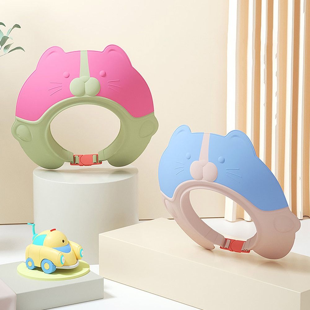 Head Protection Eyes And Ears Protection Waterproof Bath Caps Hair Washing Guard Baby Shower Cap Shield Visor Hat