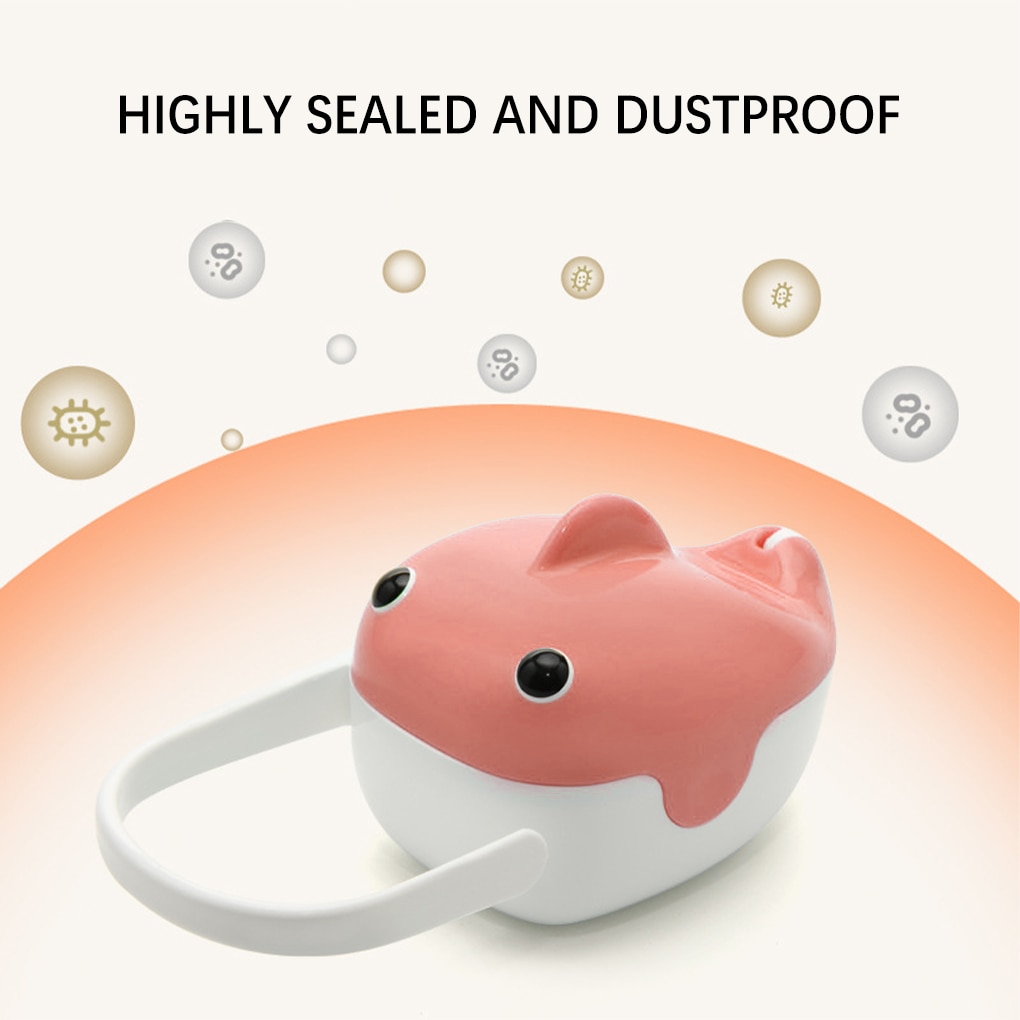 Baby Pacifier Nipple Storage Box Portable Cute Washable Nonslip Solid Color Snack Sweet Case Container Accessories