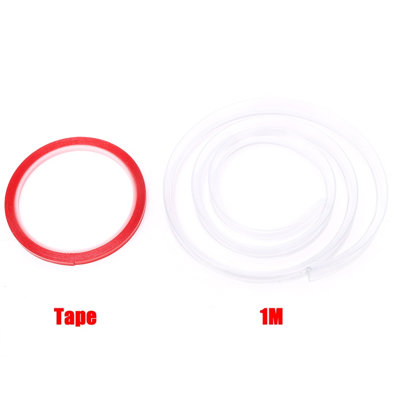 1M Soft Clear PVC Table Edge Furniture Guard Corner Protector Baby Safety Care Cabinets Bumper Strip With Double-Sided Tape