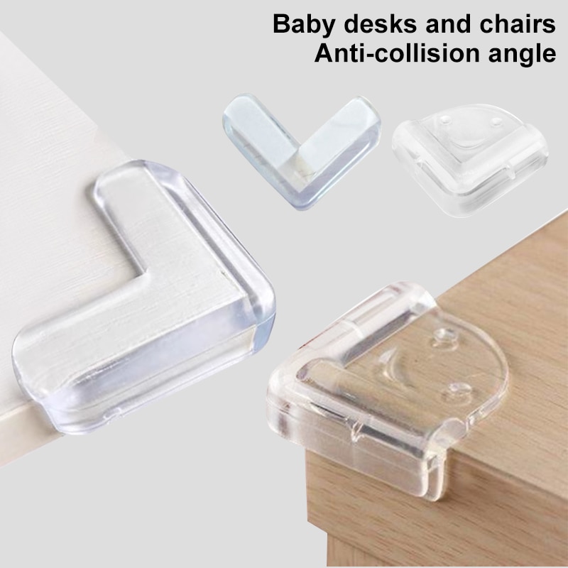 4/8pcs Baby Silicone Safety Protector Children Anti-collision Edge Guard Cover Table Corner Protection Edge Guard Cover For Kids