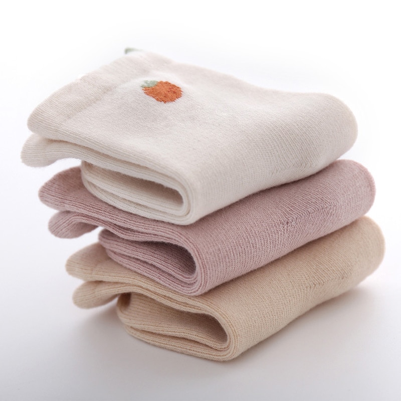 0-5Years Newborn Baby Socks Toddler Boy Girl Cotton Soft Medium Tube Socks Kid Short Stocking Children Accessories