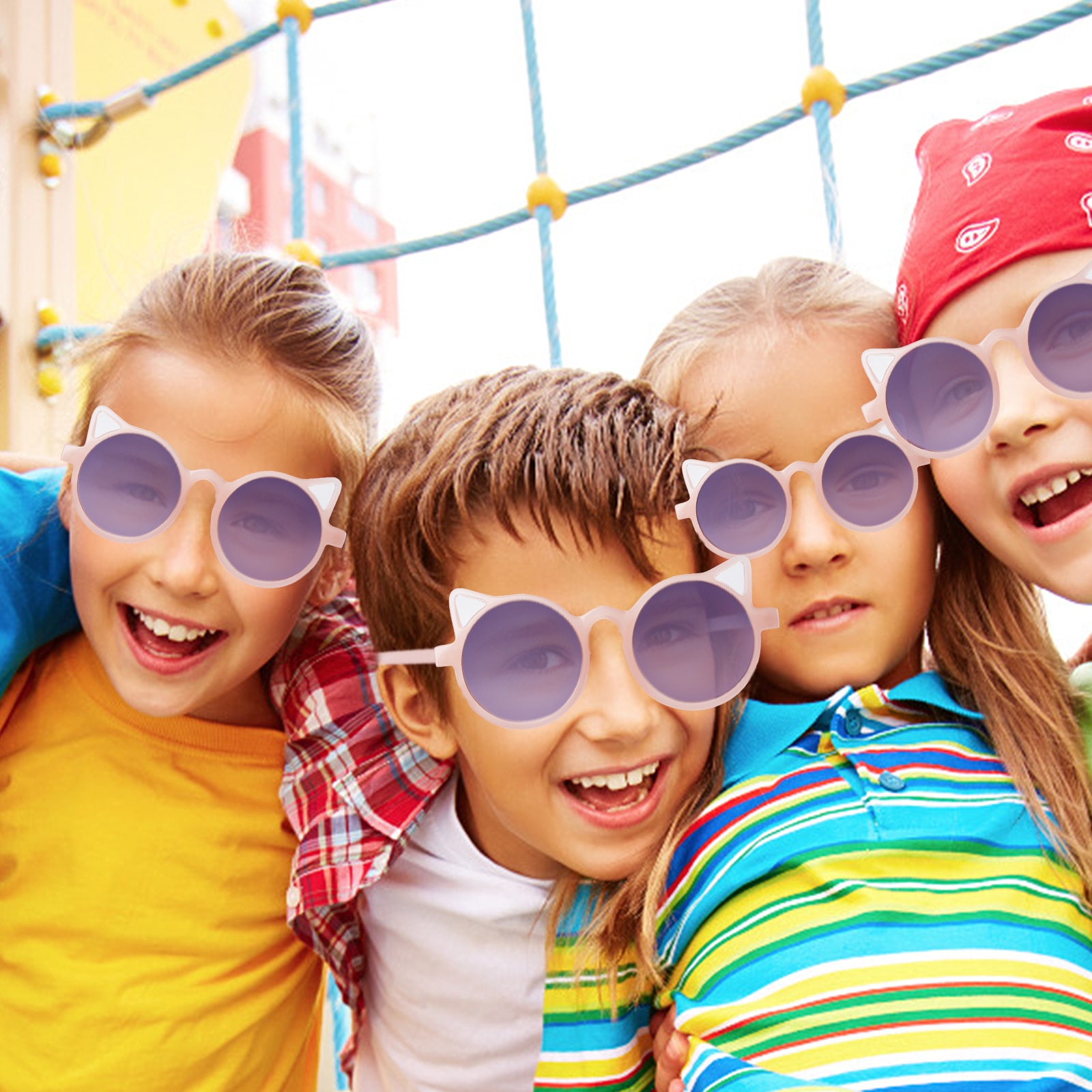 Toddler UV400 Protection Polarized Sunglasses Kids Round Shape Sunglasses for Boys Girls