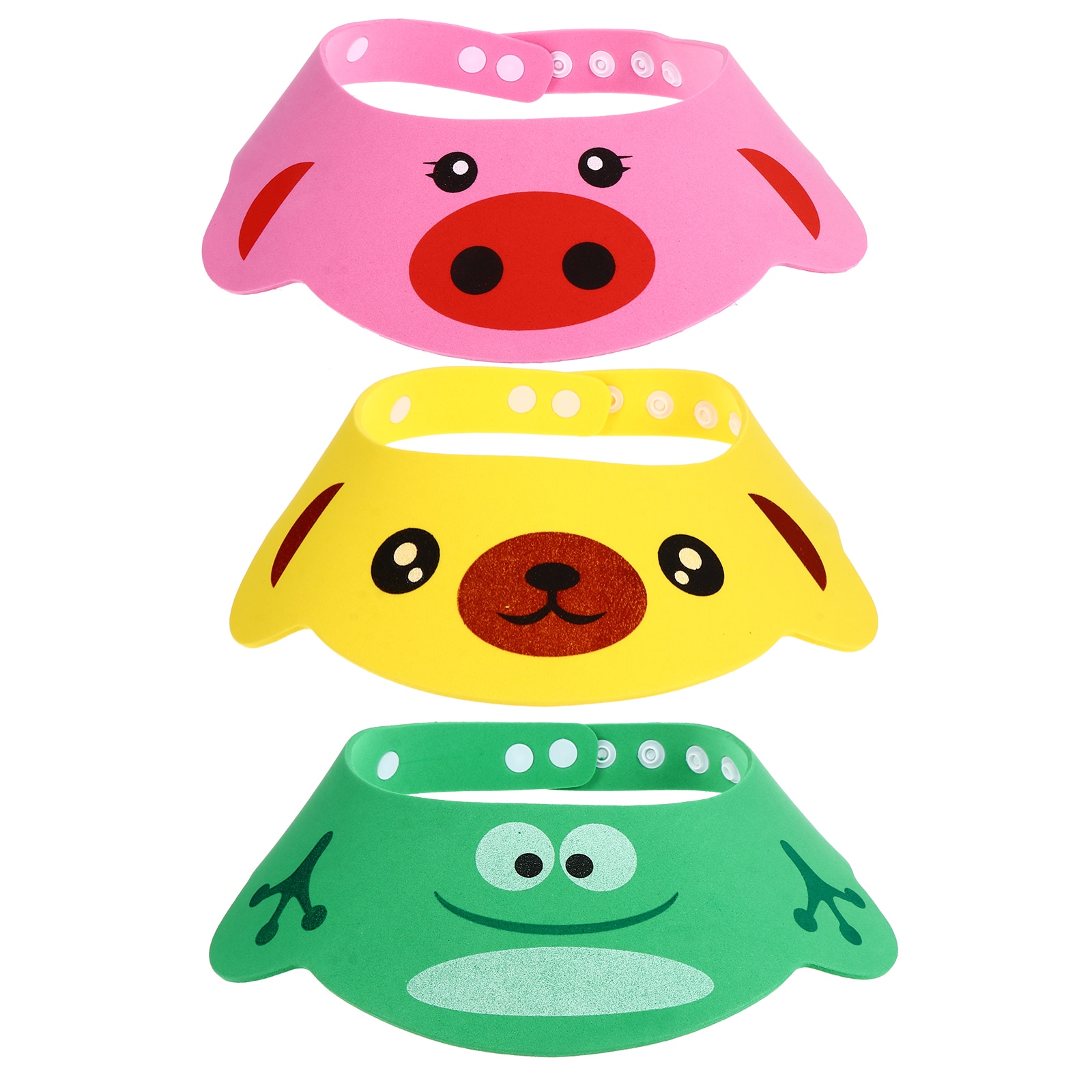 3Pcs Baby Bath Visor Hair Washing Hat for Toddlers Baby Toddler Shampoo Baby Bath Chair Baby Cover