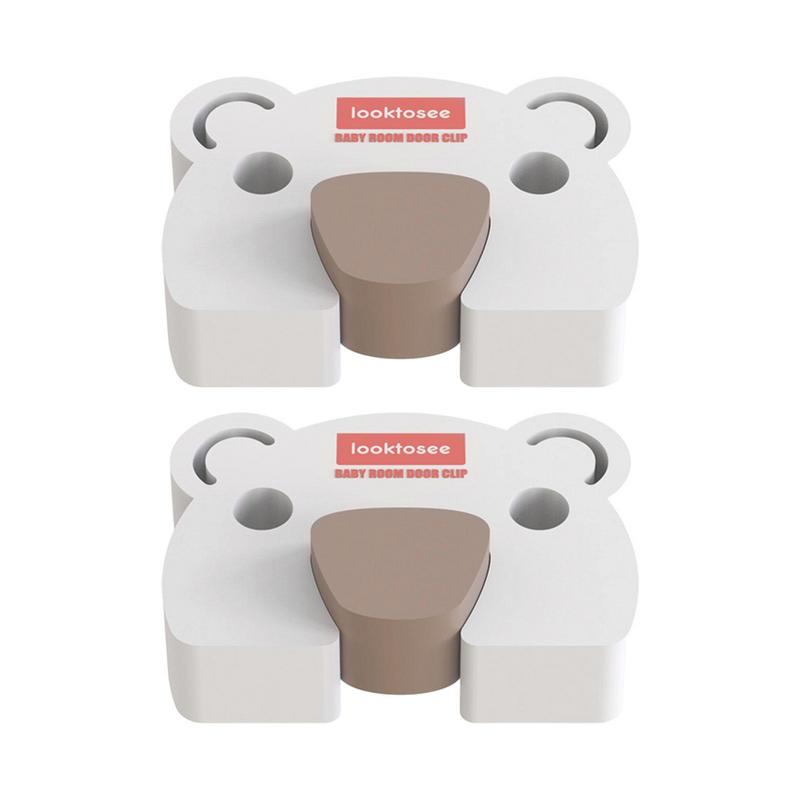 Door Finger Pinch Guard Adorable Cartoon Animal Door Holder To Keep Door Open 2pcs Child Safety Prevents Slamming Door &
