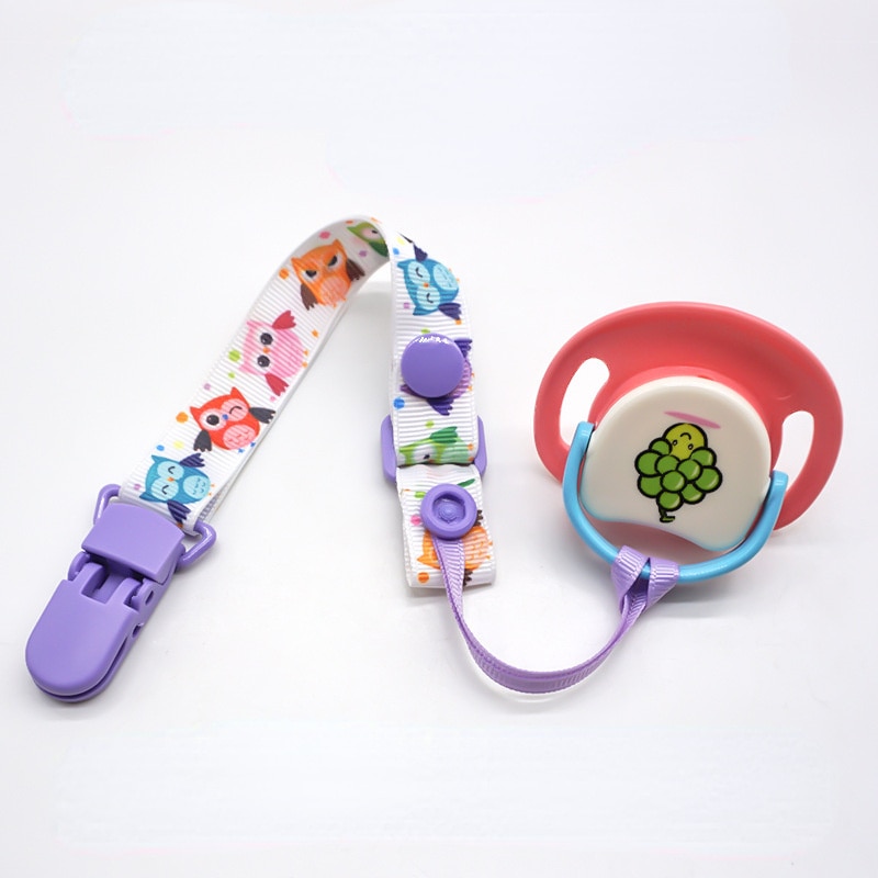 Anti-drop Rope Adjustable Pacifier Clip Chain Clamps Teether Fasteners Dummy Nipple Holder for Children Baby Cribs Accessories
