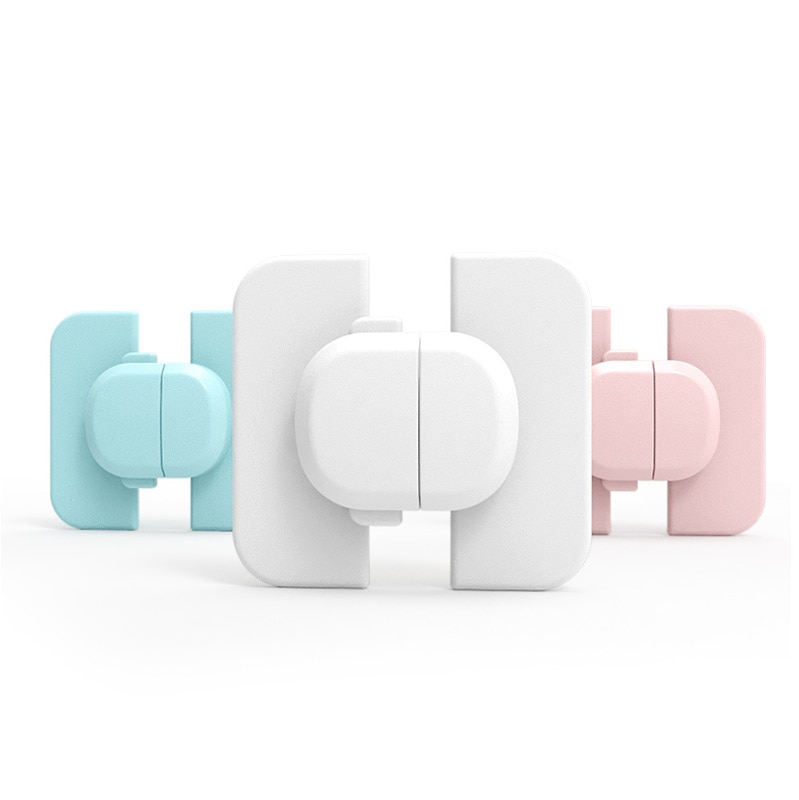 Essential Cabinet Locks for Baby Safety Refrigerator Door Lock Kids Protector Latch Catch Easy to Install Baby Care Accessory