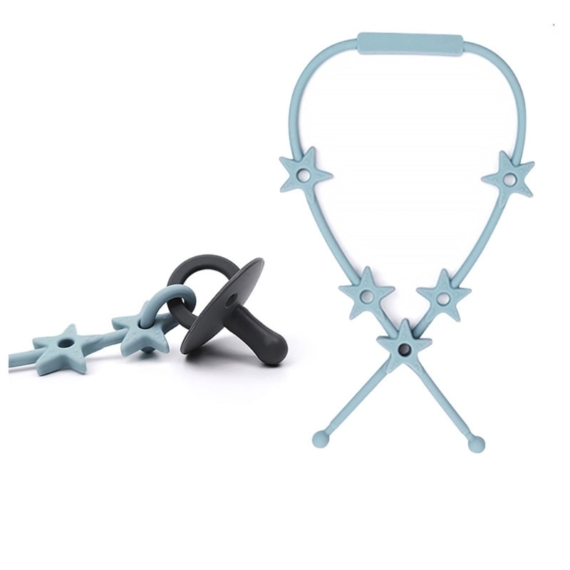Baby Toy Safety Strap, Stretchable Silicone Pacifier Clip Adjustable Water Bottle Toy Teether Hanging Rope for Stroller A2UB