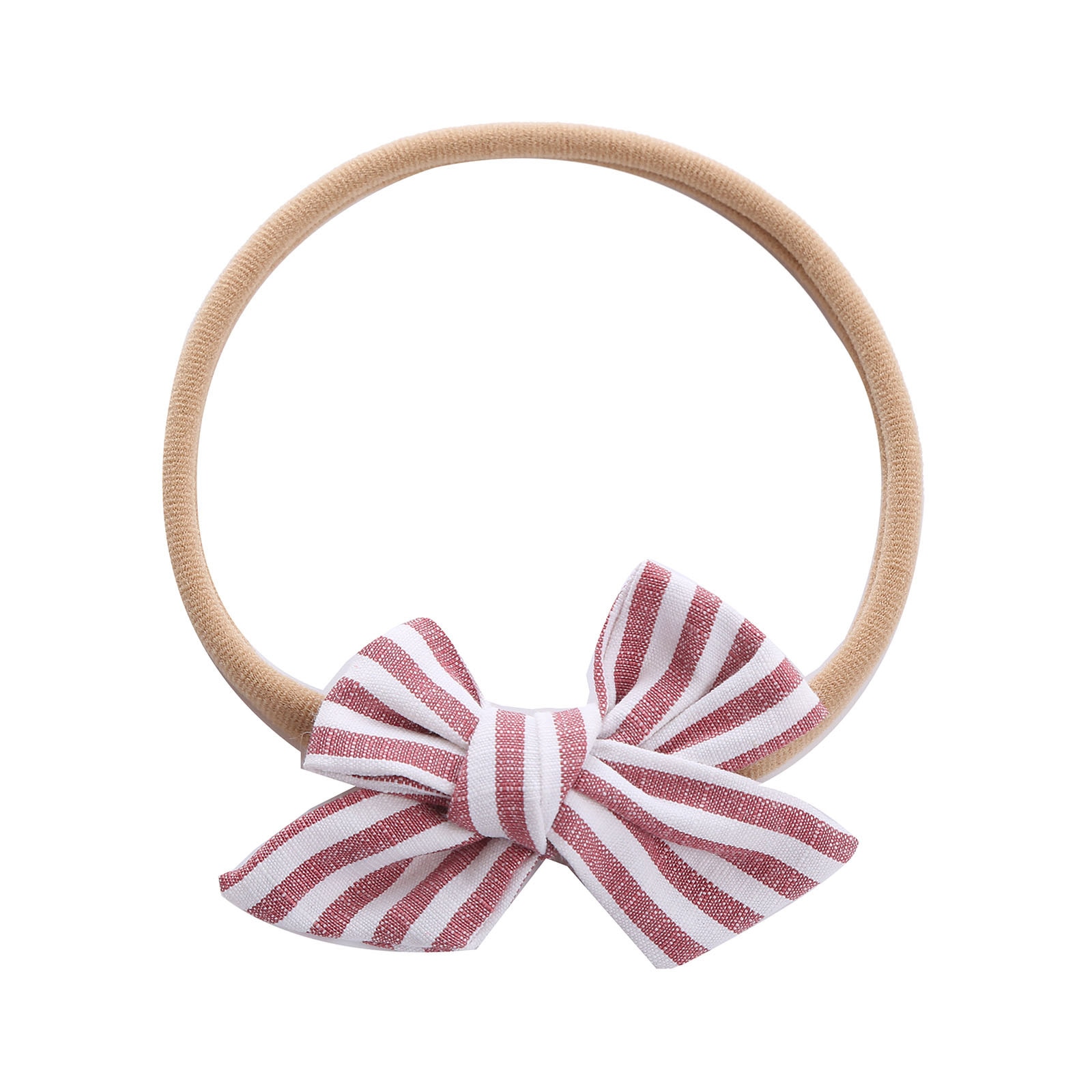 1/2 Pcs/Sets Large Hair Ties Toddler Baby Girls Striped Prints Headband Bowknot Elastic Hair Band For Infant Kids Headwear