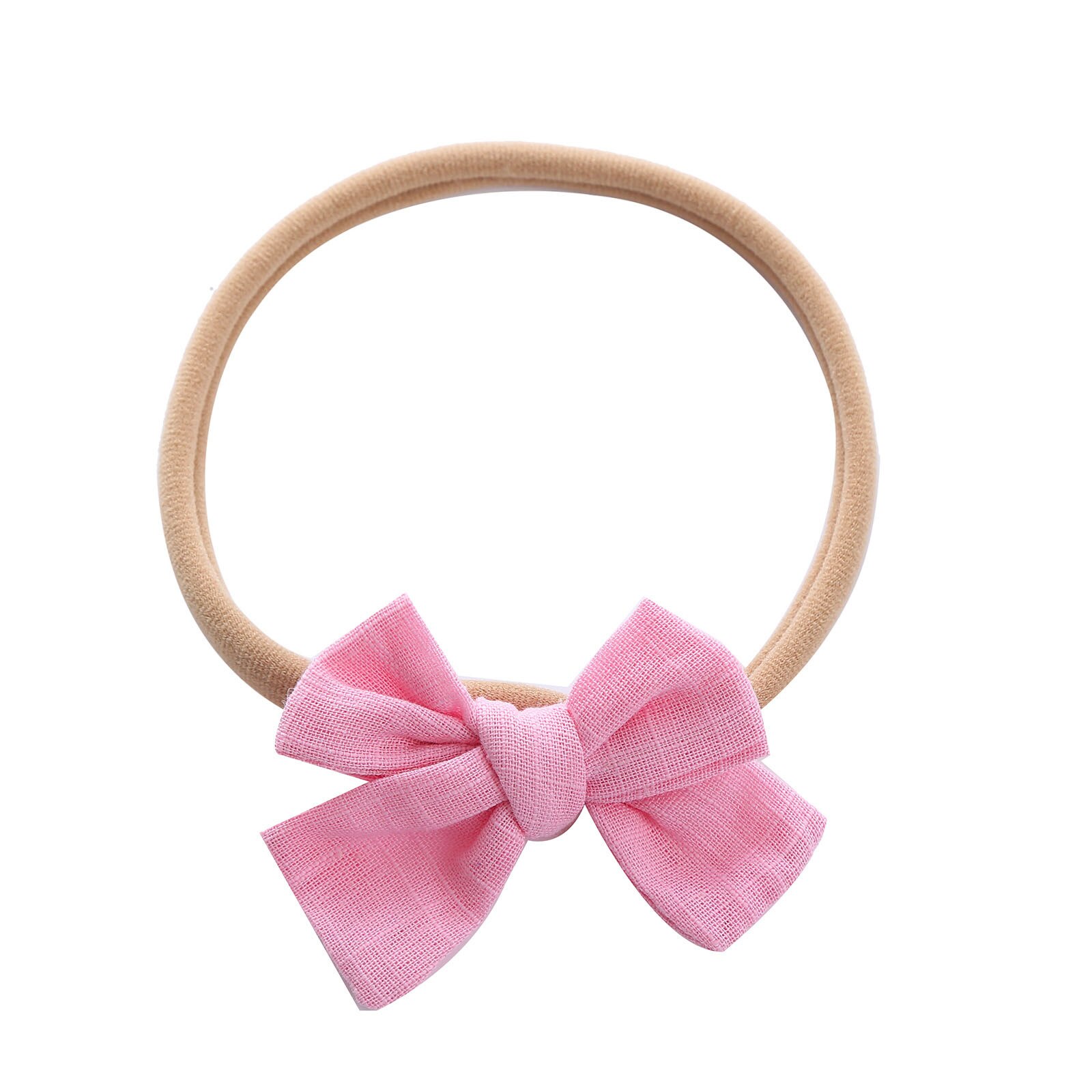 1/2 Pcs/Sets Toddler Baby Girls Headbands Solid Color Bowknot Elastic Hair Bands For Infant Hair Ties Summer Cute Headwear