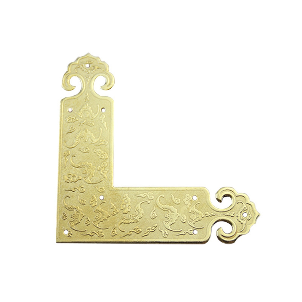 Vintage Style Table Corner Cover Closet Box Door Window Edge Protector Decorative Guard Decor Furniture Accessories Bronze