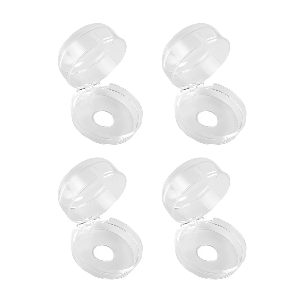 4 Pieces Baby Safety Cooker Switch Cover Transparent Replacement Home Kitchen Restaurant Knob Guard Protector Shell