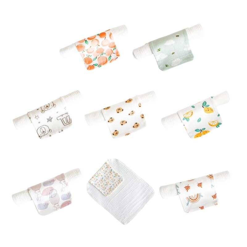 Soft Baby Sweat Absorbent Towel High Absorb Drool Sweat Cloths for Infant 0-3Y Children Activity Hooded Cloth Back Towel