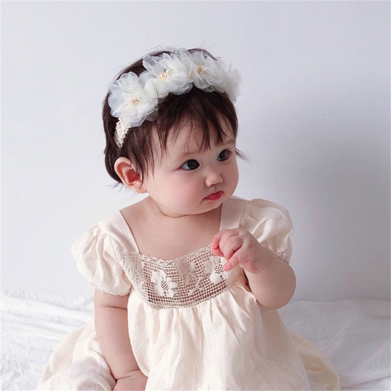 Baby Girl Headband Cute Baby Lace Hair Band Elastic Headband Headwear for Kid