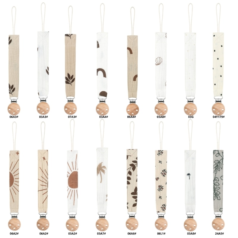 Newborn Pacifier Hanging Rope Dummy Chain Cotton Cloth Teether Clip Accessories