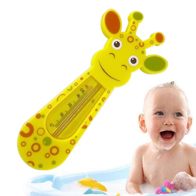 Cute Cartoon Baby Bath Shower Water Thermometer Safe Temperature Sensor For Babies Floating Waterproof Shower Toys Thermometer