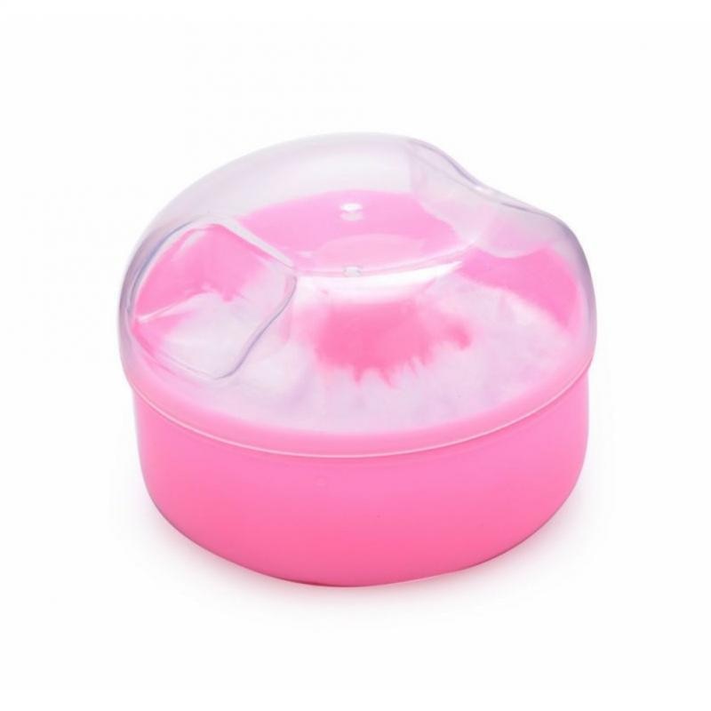 High Quality Baby Powder Puff Box Portable Soft Baby Talcum Powder Box Useful Sponge Box Case Container Talcum Powder Puff Box