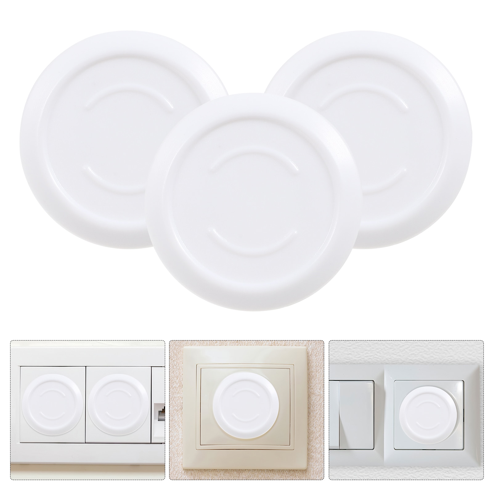 10 Pcs Light Switch Covers Baby Safety Outlet Plug Electric Plugs Outlets Childproof Guard Socket Protector
