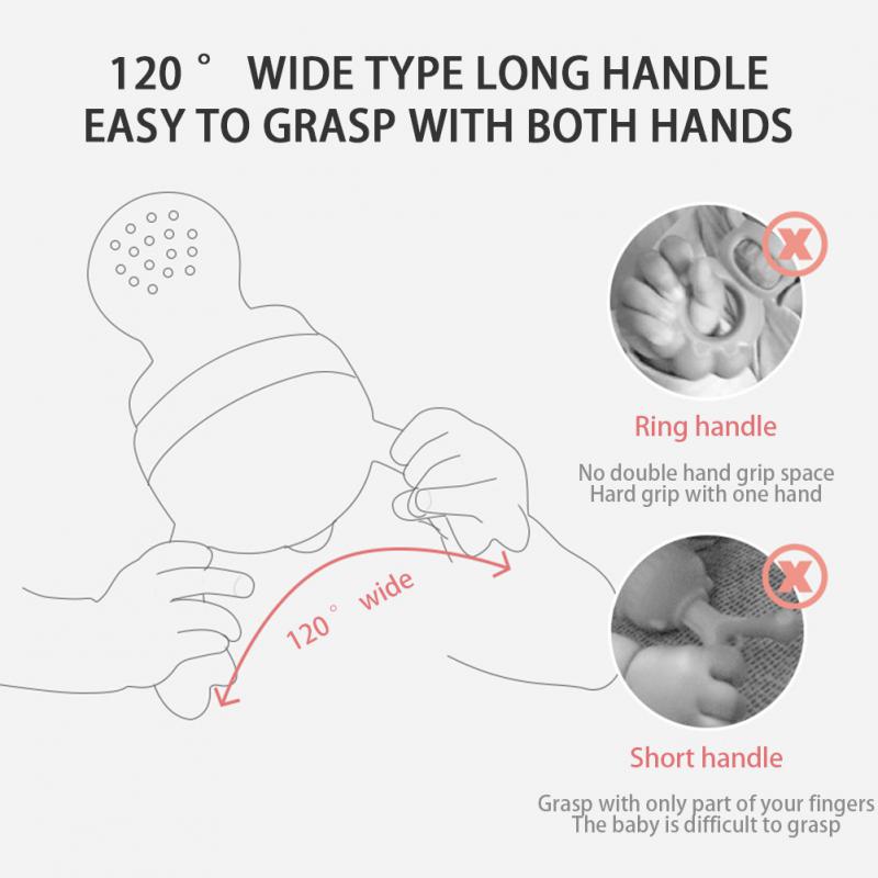 Baby Fruit Pacifier Juicer Pacifier Cup Baby Bite Tooth Grinding Auxiliary Food Grade Pacifier Bag Soft Fruit Food Supplement