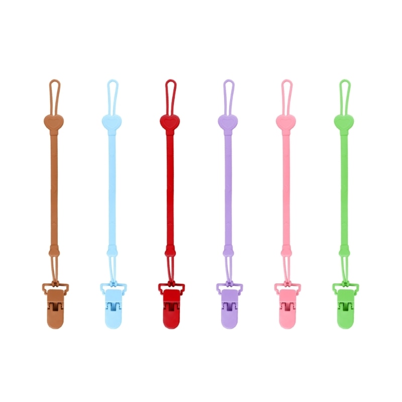 Baby Pacifier Anti-Drop Chain Nipple Organizing Chain Soft Silicone Dummy Clip