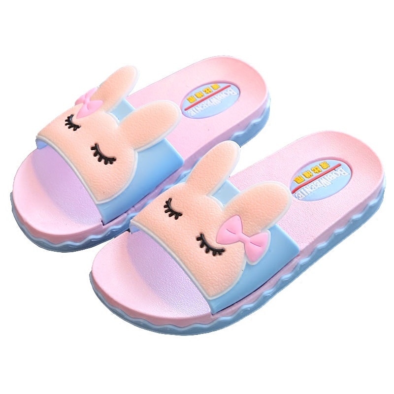 Kruleepo 4-30 Years Parent-Child Slippers Sandals Shoes Children Baby Kids Adult Home Bathroom Antiskid Slipper Shoe