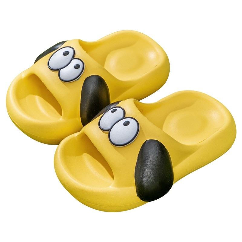 Kruleepo 3D Cartoon Dog Slippers Shoes for Girls Boys Children Baby Kids Outdoor Beach Casual Infantil Water Sandals