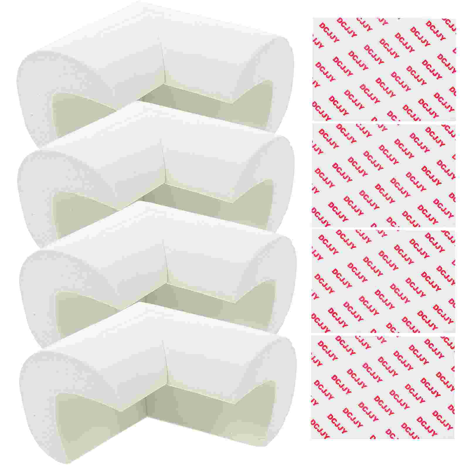 4pcs Rubber Protective Thickened Safety Baby Corner Protector Guards for Bathroom Living Room