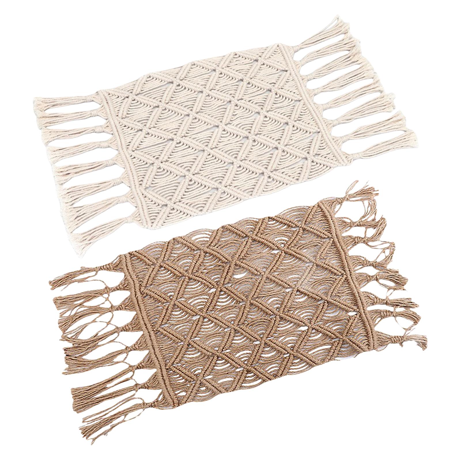 Knitting Tassel Blanket Photography Props Handcraft for Newborn Studio