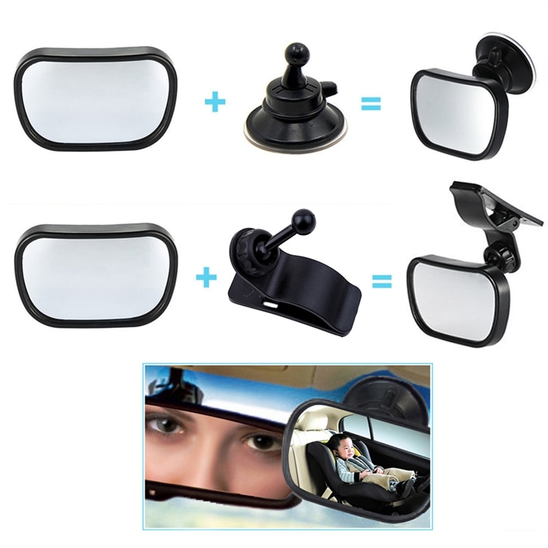 Baby Rear Facing Mirrors Safety Car Back Seat Safety View Rear Ward Facing Car Interior Baby Kid Monitor Safety Seats Mirror New