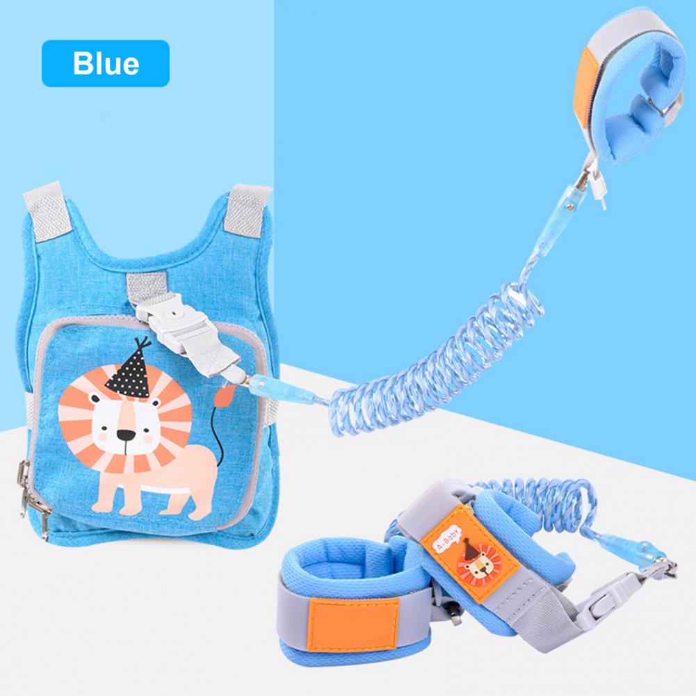 Unique Prevent Loss Belt Polyester Traction Rope Buckle Spring String Anti-lost Bracelet Defense Loss