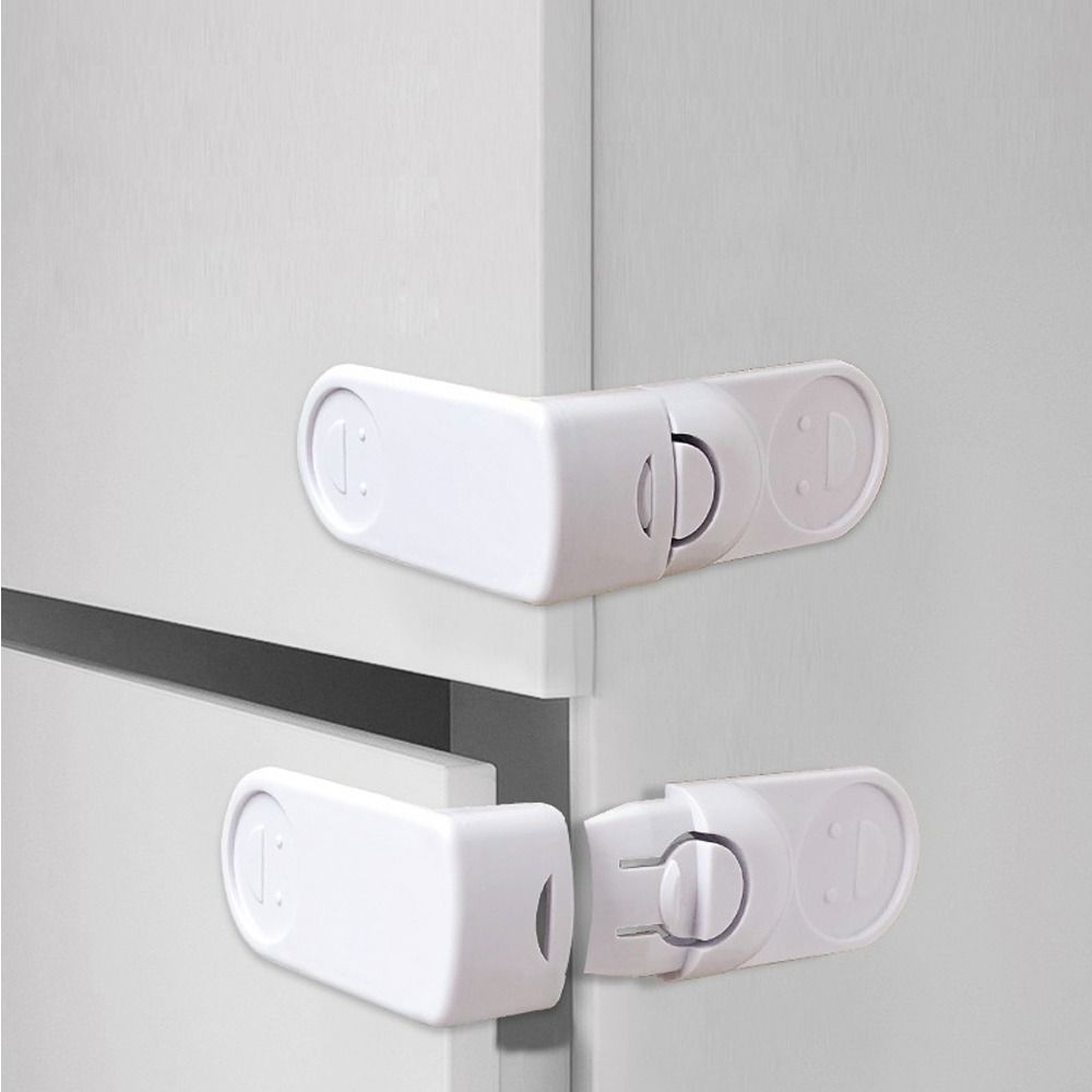 1pc Multi-function Baby Safety Lock Self-Adhesive Child Safety Cabinet Door Lock Anti-opening Home Security Lock