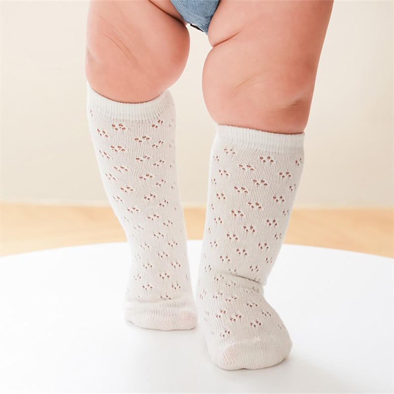 0-5Y Baby Socks For Girls Cotton Summer Mesh Thin Infant Soft Toddler Girls Sock Fashion Children's Princess Sock 2023 nerb