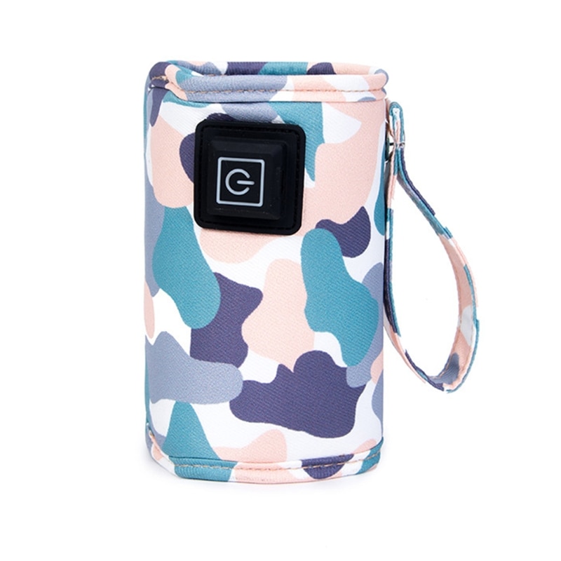 5V 2A Breast Milk Heater Bag Heating Travel Milk Warmer Baby Bottle Warmer Adjustable Temperature Control Portable USB
