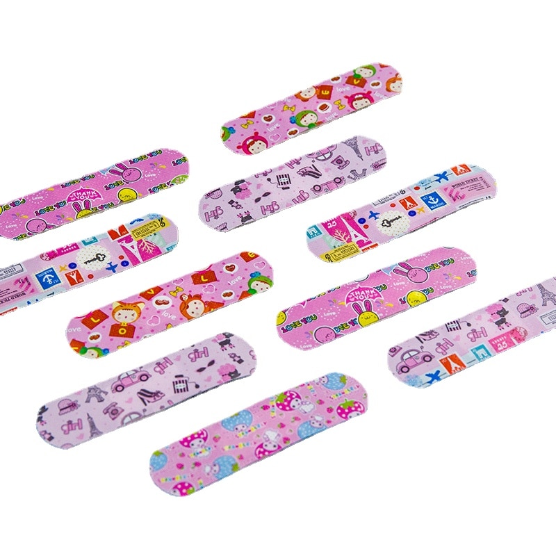 120pcs/set Cartoon Animal Prints Hemostatic Band Aid Waterproof Kawaii Medical Strips Wound Plaster Adhesive Bandages Patches