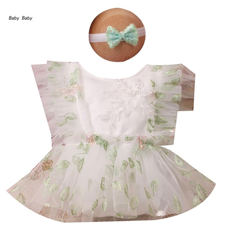 Q81A Girl Dress Skirt Jumpsuit Photobooth Props Newborn Accessories Party Supplies