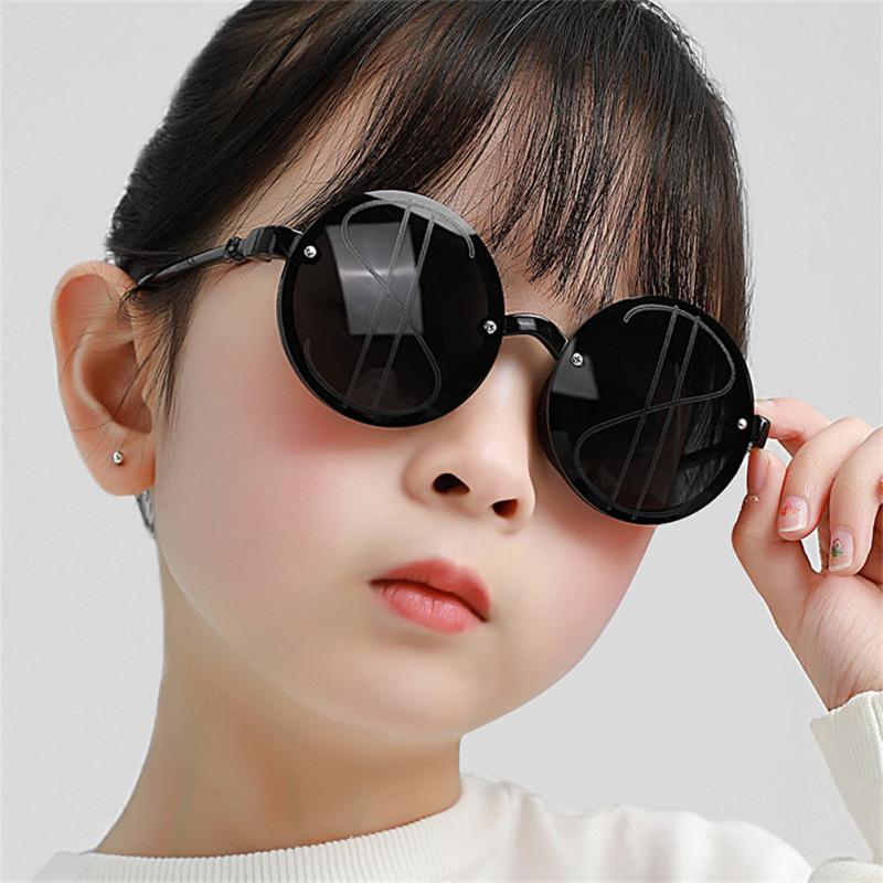 NEW Trend Children's Sunglasses Retro Round Frame Kids Sunglasses UV Protection Vintage Sunglasses For 2-10Years Kid Access