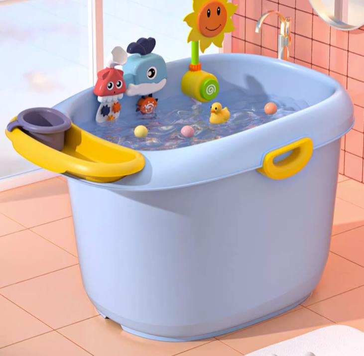 Children's bathtub, bubble bathtub, baby bathtub, household bathtub, integrated baby bathtub