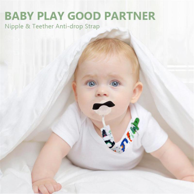 ZOOTIME Cartoon Pacifier Chain Anti-dropping Clip Baby Pacifier Clip Pacifiers Leashes Cases