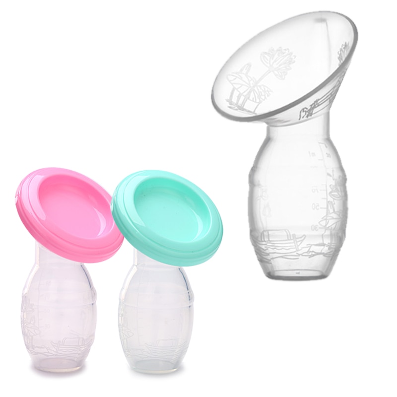 PP BPA Free Baby Feeding Manual Breast Pump Partner Breast Collector Automatic Correction Breast Milk Silicone Pumps