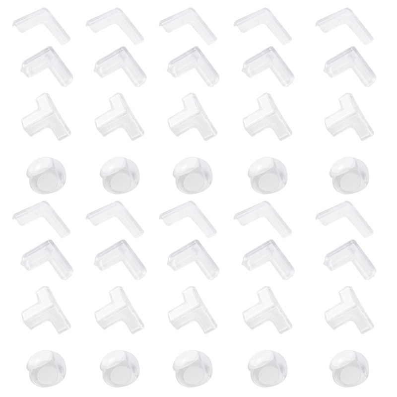 40 Pack Corner Protector,Protectors Guards Furniture Corner Guard & Edge Safety Clear And Transparent