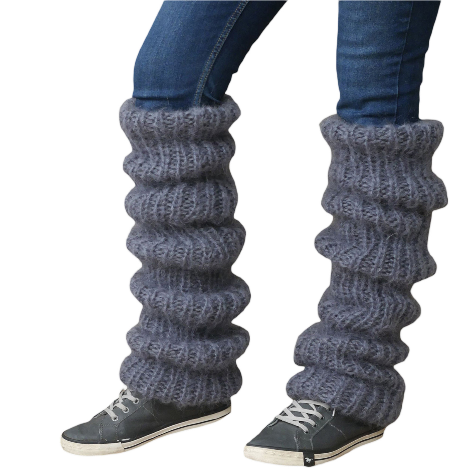 Women Mohair Leg Warmers Knit Acrylic Comfortable Leg Warmers for Women and Girls Fashion