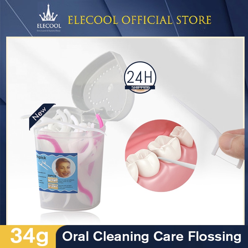 20/40/50 PCS Personal Flossers Oral Cleaning Care Flossing Family Pack Teeth Health Whitening