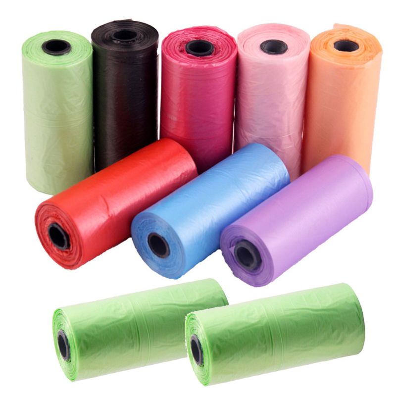 10 Rolls Disposable Garbage Bags Storage Bag for Home Waste Trash Can Bags