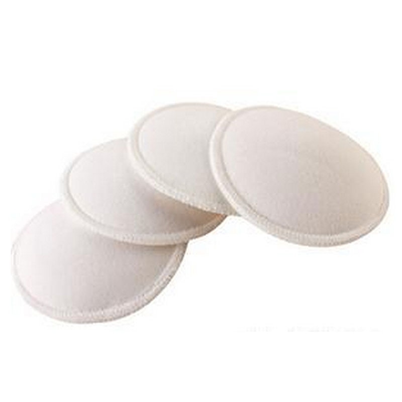 4pcs Breast Pads Absorbency Skin-friendly Breathable Sponge Pads for Mommy Anti-overflow Breast Pads Nursing Accessories