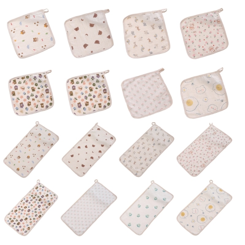 Baby Washcloth Cotton Saliva-Towel Feeding Bib Soft Nursing Towel Infant Product