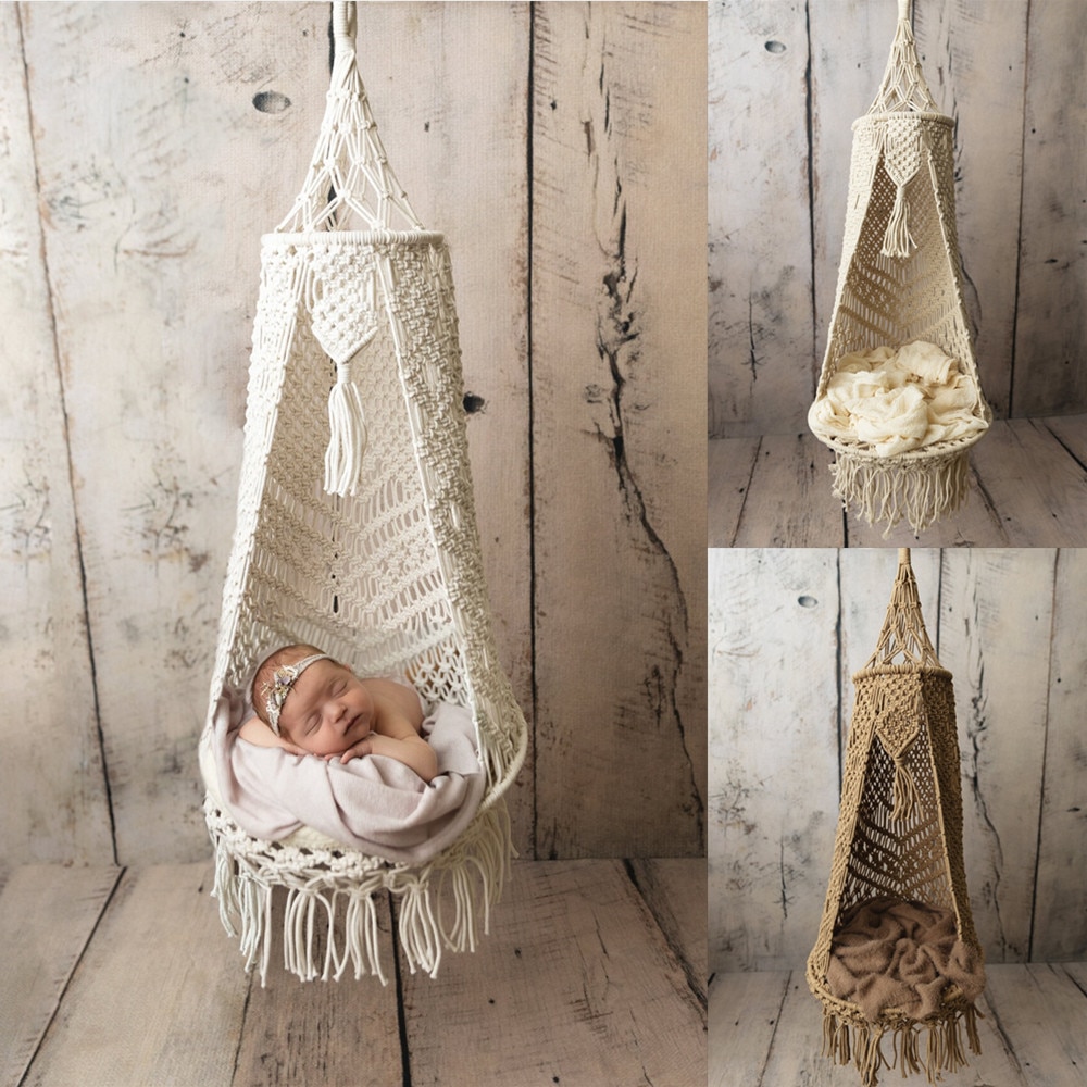 Newborn Hammock Children's Photography Props Lace Hanging Hammock Sling Studio Photo Props Newborn Photography Accessories