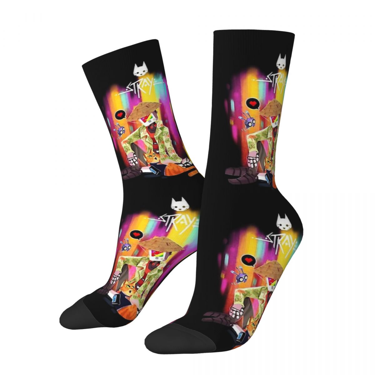 Stray Game Stray Game Galaxy Men Women Socks Outdoor Novelty Spring Summer Autumn Winter Stockings Gift