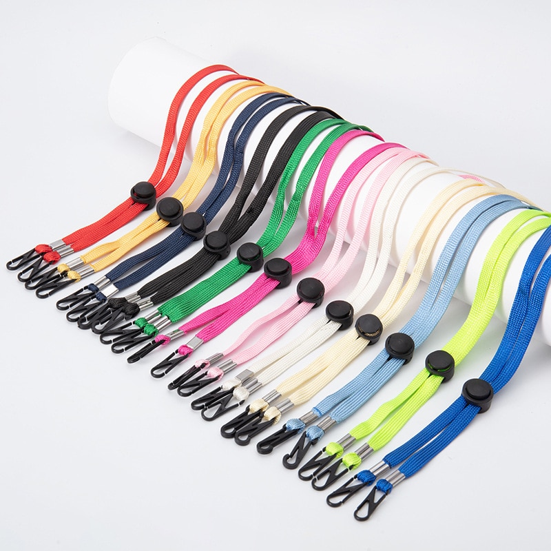 Long Mask Hanging Rope Adjustable Multi-function Pacifiers Leashes Mask Holder Traceless Ear Hanging Rope Hooks Care Accessories